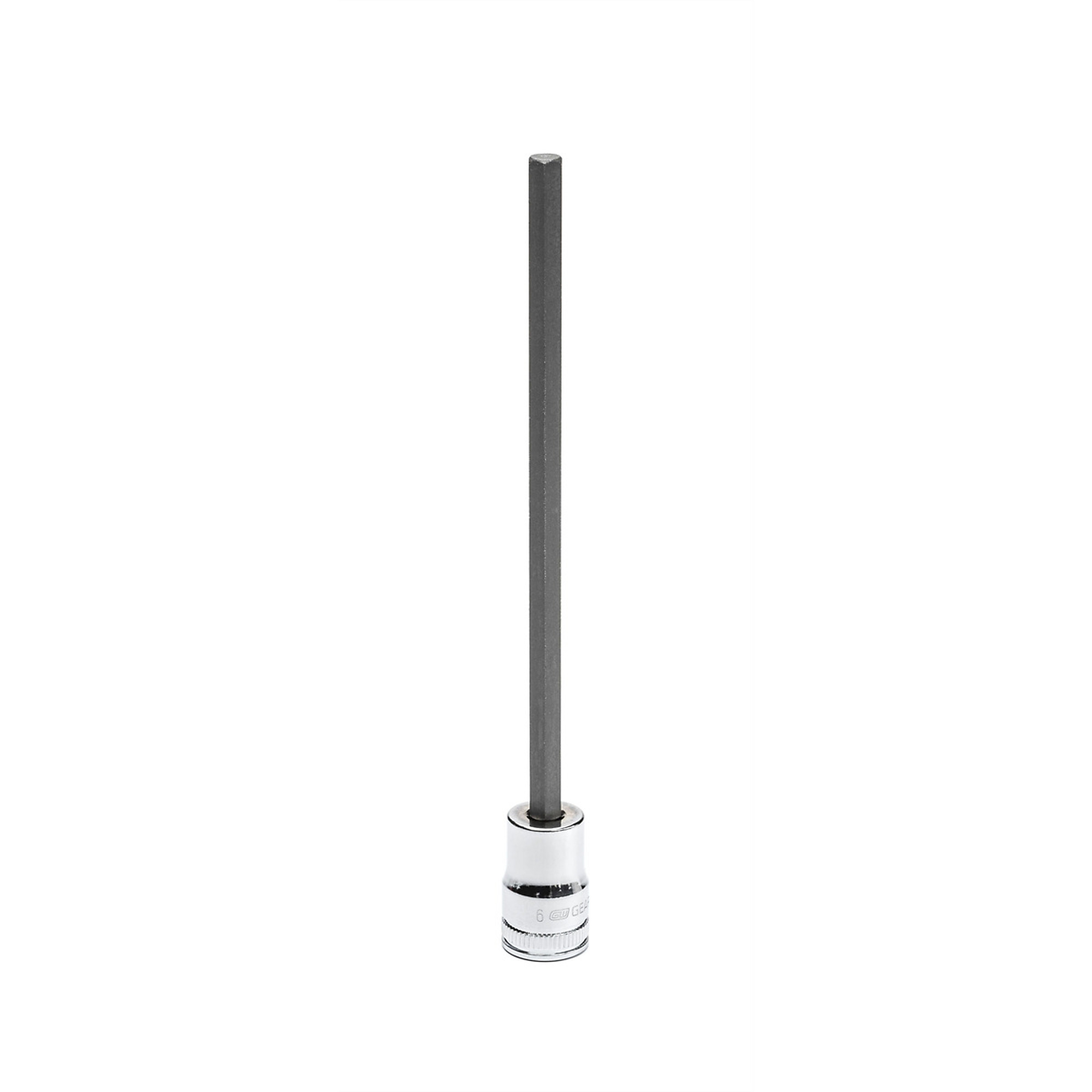 GearWrench Long Length Hex Bit Metric Socket — 3/8in. Drive, 6mm, Model# KDT82549